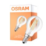 Osram Classic LED E14 Piłka Włókno Przezroczysty 5.9W 806lm - 827 Bardzo Ciepła Biel | Ściemnianie - Zamienne 60W