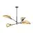 Emibig Lampa sufitowa Lotus Stal Czarny | Nadaje Się Do 4x E14 - Max 10W