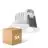 Opakowanie 5x Ledvance LED Spot Adjust Aluminium Valkoinen 8W 680lm 36D - 930 Ciepła Biel | Aukko 68mm - IP20 - Najlepsze renderowanie kolorów - Ściemnianie