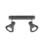 Nordlux Eik 2 Spot Metal Szary | Nadaje Się Do 2x GU10