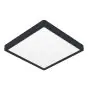 Eglo Lampa sufitowa Oświetlenie łazienkowe Fueva 6 Plastikowy Czarny 13W 2100lm - 827-840-865 CCT