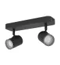 Eglo Lampa sufitowa Consuma 1 Stal Czarny | IP44 - Nadaje Się Do 2x GU10 