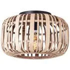 Brilliant Drewnorow Lampa sufitowa Metal Bambus Brązowy | 320mm - Nadaje Się Do 1x E27