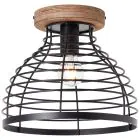 Brilliant Avia Lampa sufitowa Metal Drewno Czarny | 300mm - Nadaje Się Do 1x E27