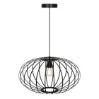 D'Lite Lampa Wisząca Kemmel Metal I Plastikowy Matowy Czarny | Nadaje Się Do 1x E27