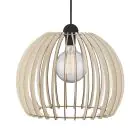 Nordlux Lampa wisząca Chino 40 E27 Brązowy - Drewno | Max. 60W