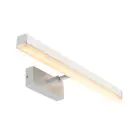 Nordlux Otis 60 Światło Ścienne Aluminium Chrome 17W 1650lm 930 Ciepła Biel | IP44 - Najlepsze Renderowanie Kolorów - 3Step Ściemnianie