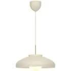 DFTP by Nordlux Latif Lampa Wisząca Metal i Szkło Beige | 400mm - Nadaje Się Do E14