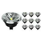 Opakowanie 10x Noxion Lucent LED Spot GU10 AR111 15W 850lm 40D - 930 Ciepła Biel | Najlepsze Renderowanie Kolorów - Ściemnianie -  Zamienne 75W