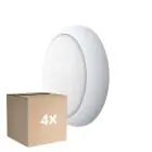 Opakowanie 4x Noxion LED Bulkhead Pro V2 12/16/20W 2400lm - 830-840-865 CCT | 325mm - IP65 + Pierścień Valkoinen